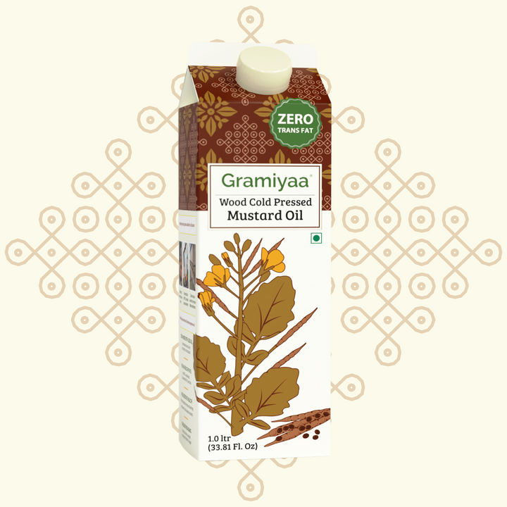 Gramiyaa Mustard Oil | Sun-Dried Seeds & Cold-Pressed