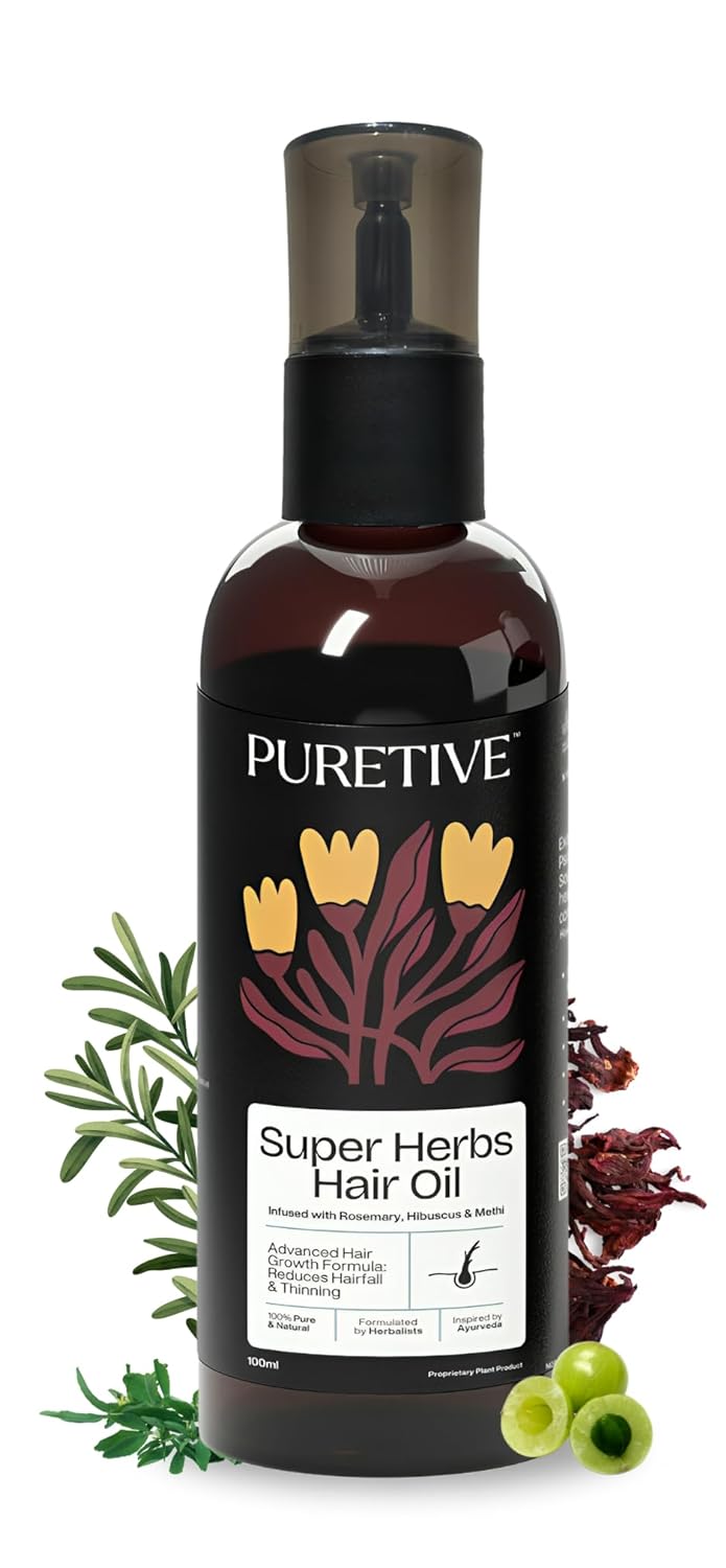 Puretive Hair Oil | Herbs Blend Hair Nourishment | 100 ml