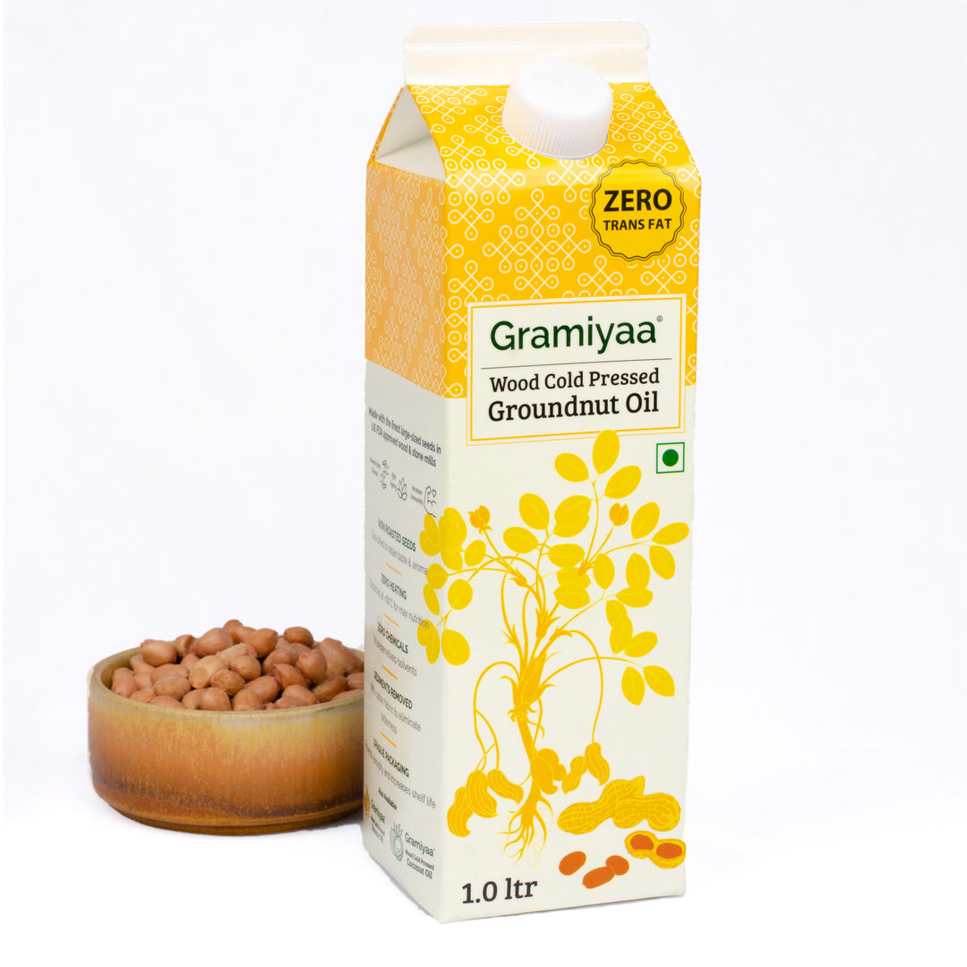 Gramiyaa Groundnut Oil | Wood Cold Pressed