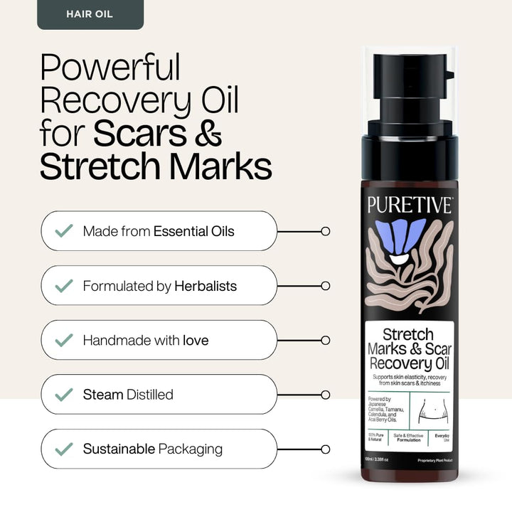 Stretch Marks and Scar Recovery Body Oil | 100 ml