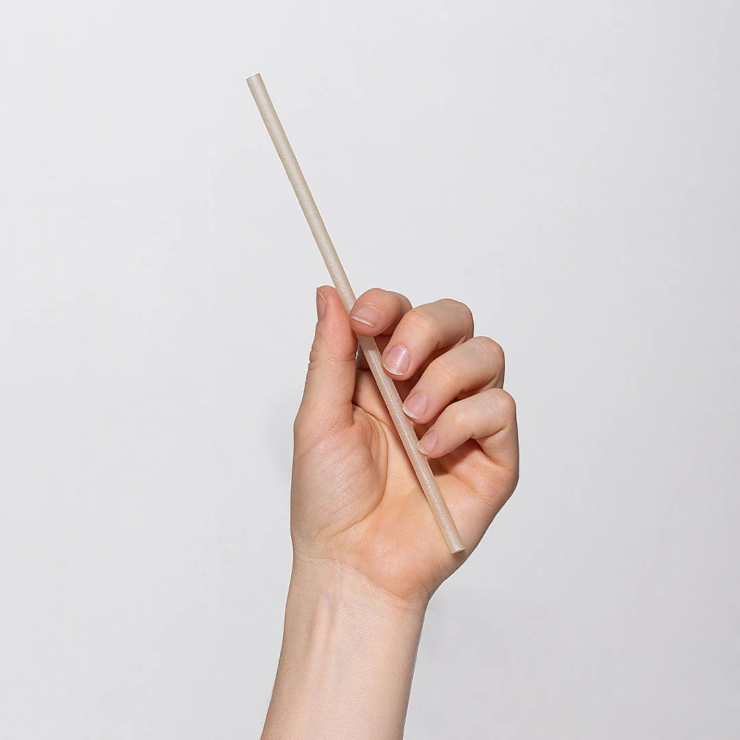 Biodegradable Rice Straws | Pack of 100 | 8 mm