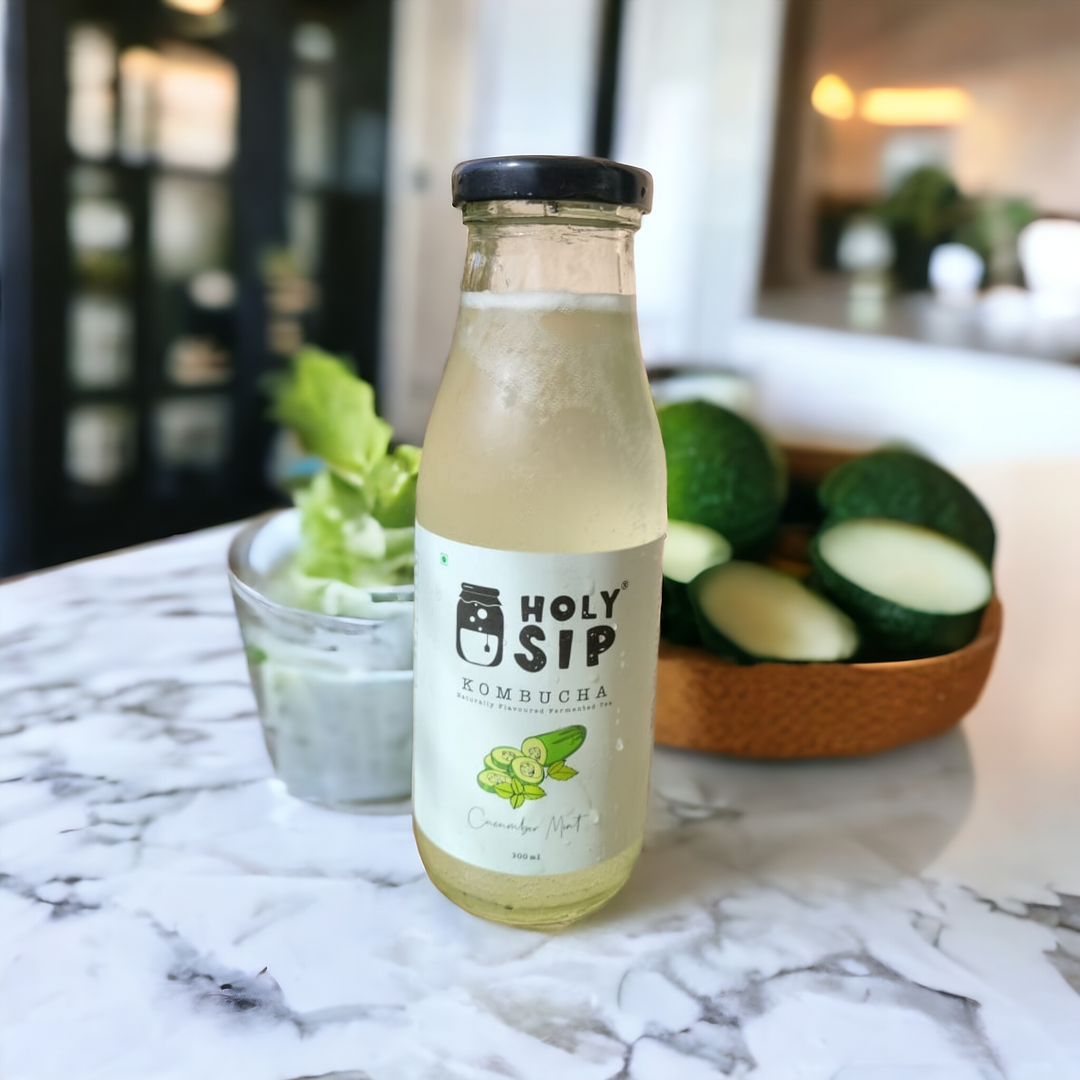 Holysip Kombucha |  Cucumber Mint | 300 ml