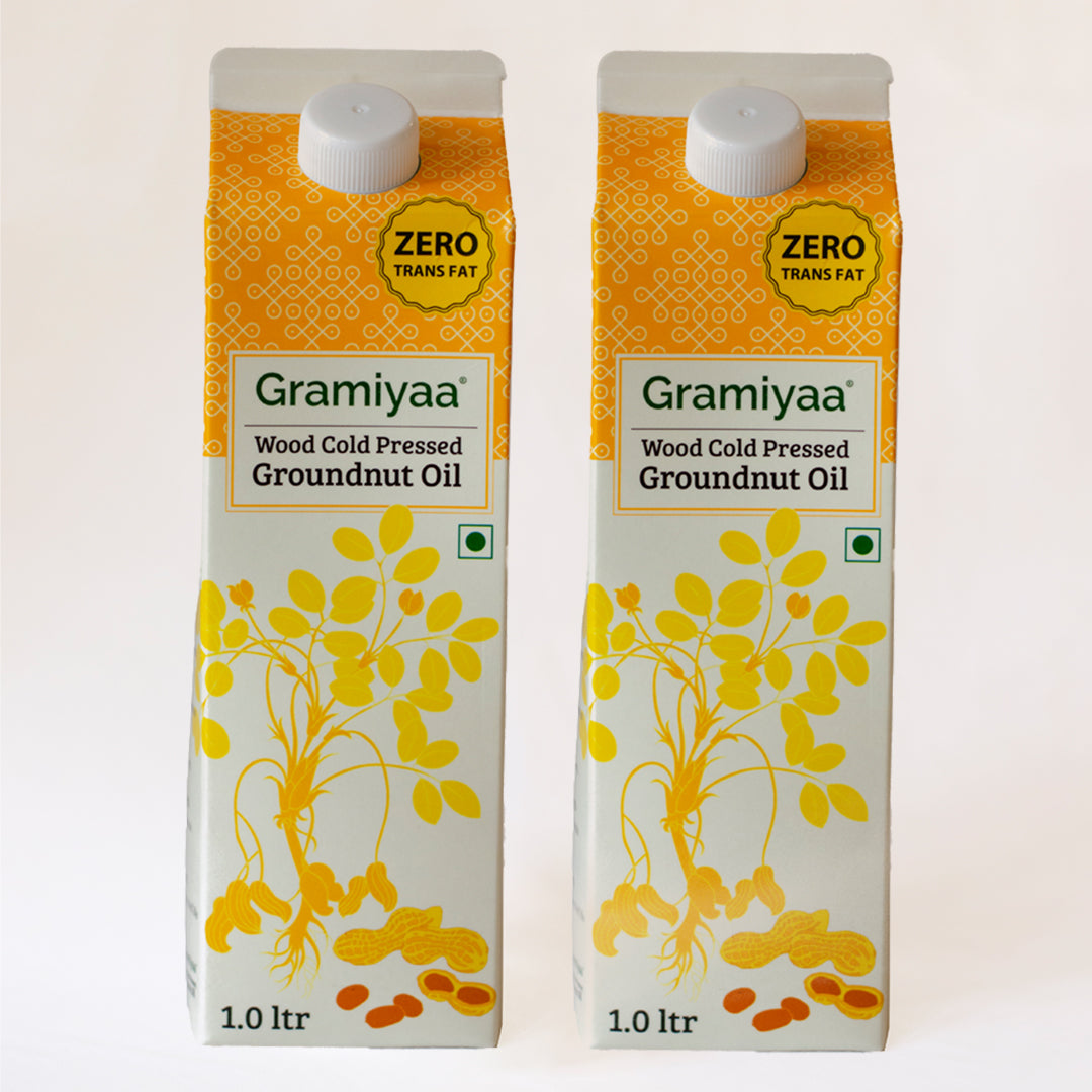 Gramiyaa Groundnut Oil | Wood Cold Pressed