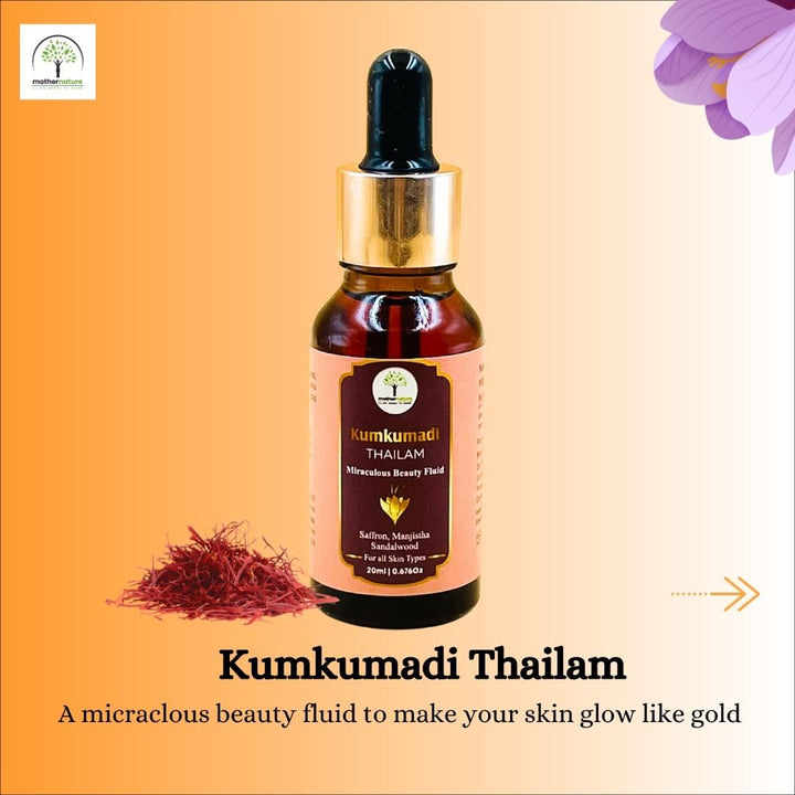 Kumkumadi Thailam | Natural Glow & Hydration | 20 ml