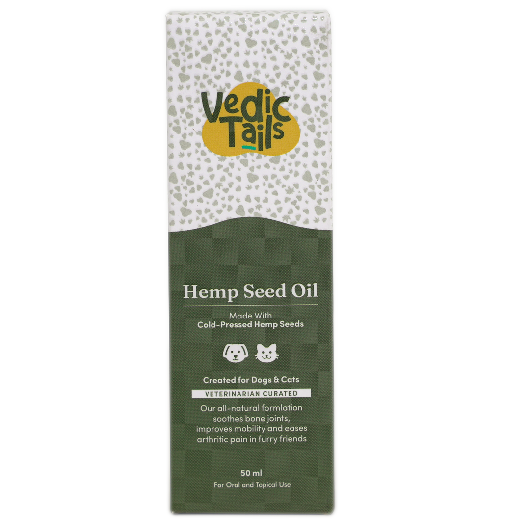 Vedic Tails Hemp Seed Oil | Pets Wellness | 50 ml