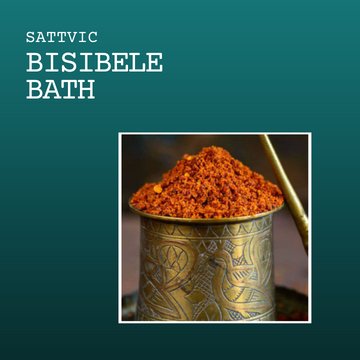 Bisibelebath Powder | Sattvic Spice Mix - bhrsa