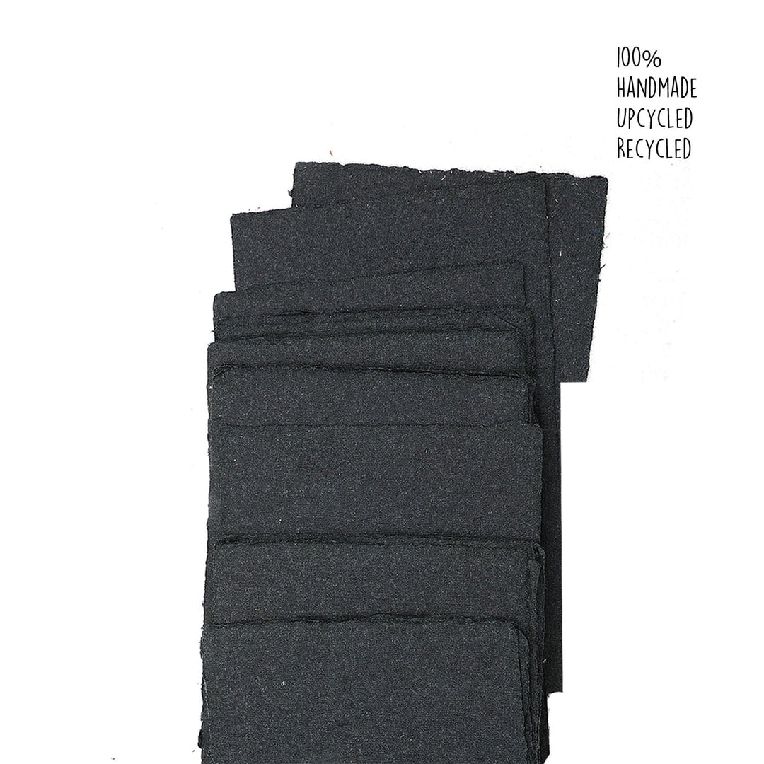 Black Paper | Handmade | Pack of 24 | A4 - bhrsa