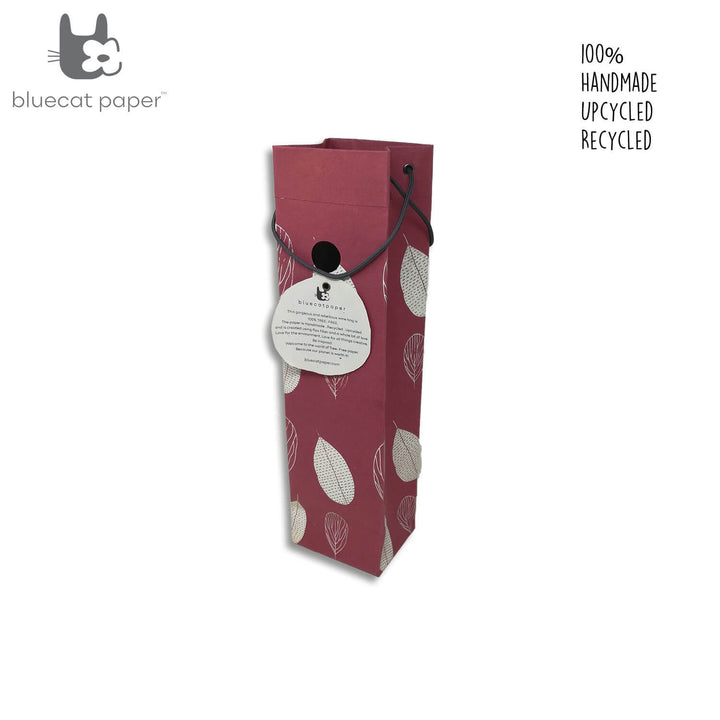 Charming Handmade Paper Wine Bag - bhrsa