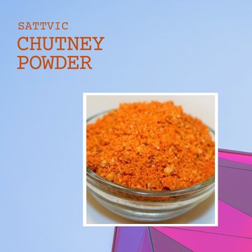 Chutney Powder | Sattvic Spice Mix - bhrsa