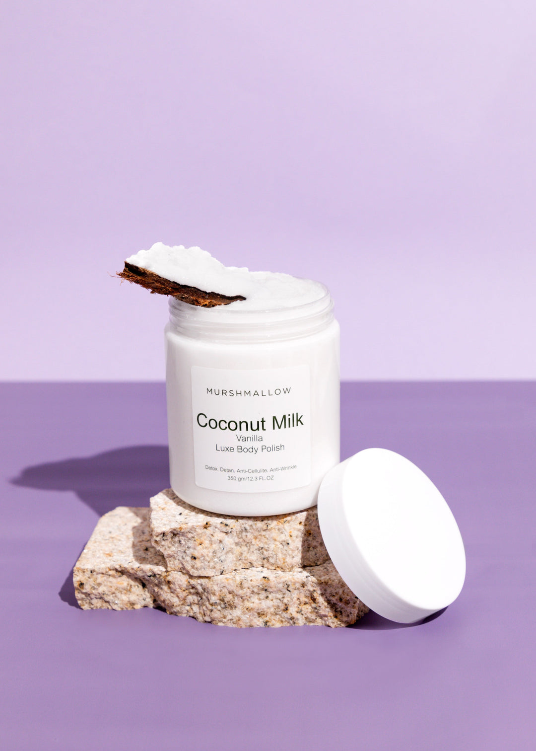 Coconut Milk & Vanilla Body Polish | Anti-Cellulite & Anti-wrinkle | 350 gm - bhrsa