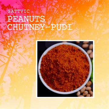 Groundnut Chutney Powder | Sattvic Spice Mix - bhrsa