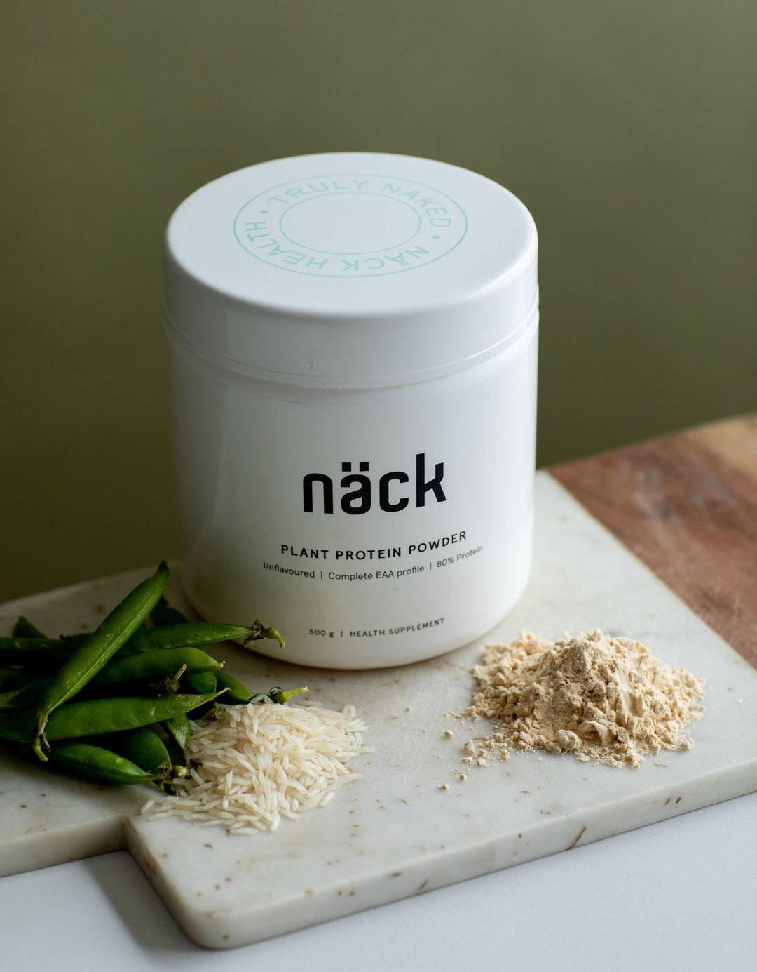 Näck Plant Protein Powder | Unflavored & Vegan | 500g - bhrsa