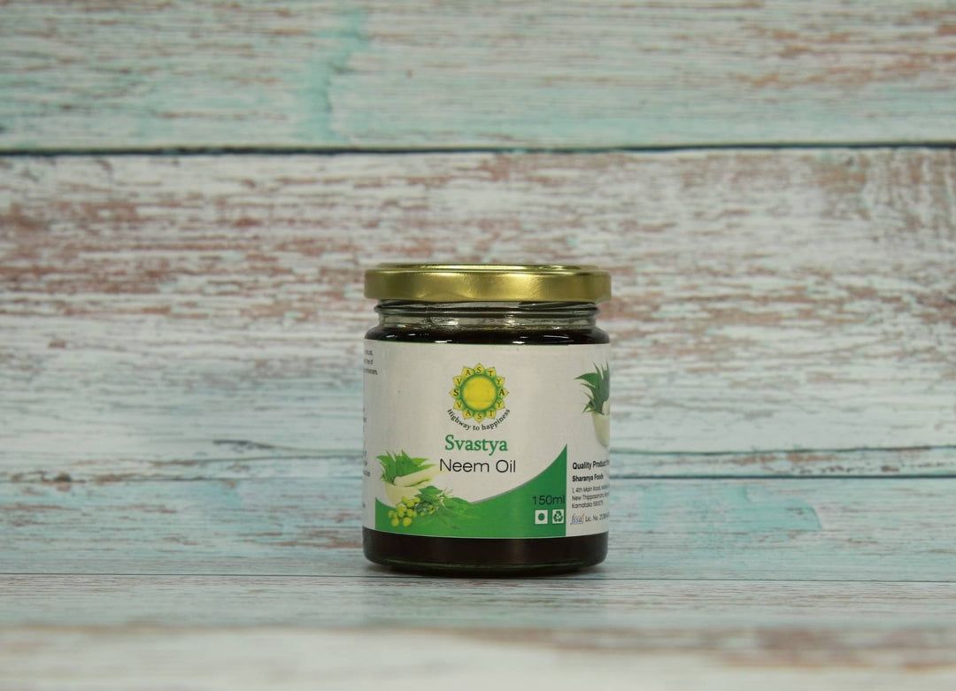 Organic Neem Oil | Wooden Cold-Pressed | 50 ml - bhrsa