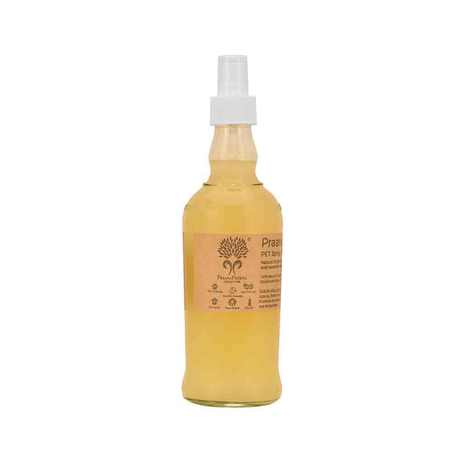 Pet Natural Deodorizer Spray for Dogs & Cats | Eco-Friendly Waterless Shampoo | 300ml - bhrsa