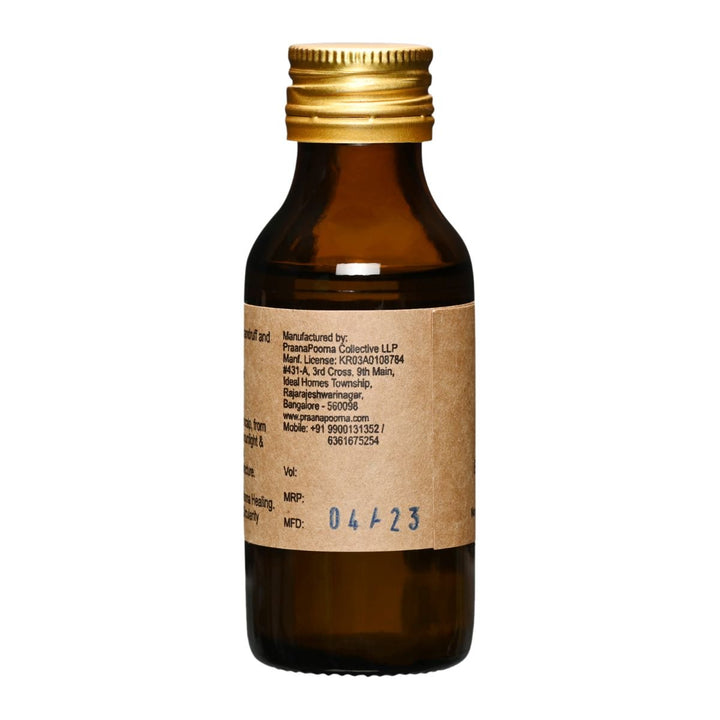 Praanapoorna Brahmi Infused | 75 ml Hair Oil - bhrsa