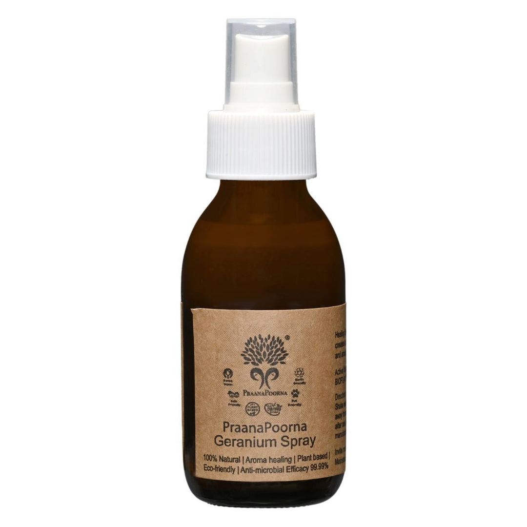 PraanaPoorna Geranium Spray | 100 ml - bhrsa