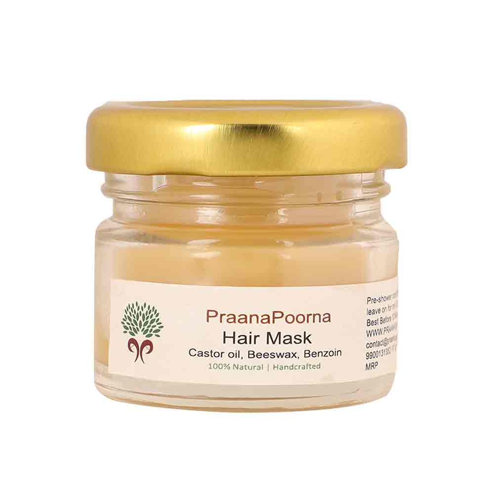 PraanaPoorna Hair Mask - Castor oil | 25 ml - bhrsa