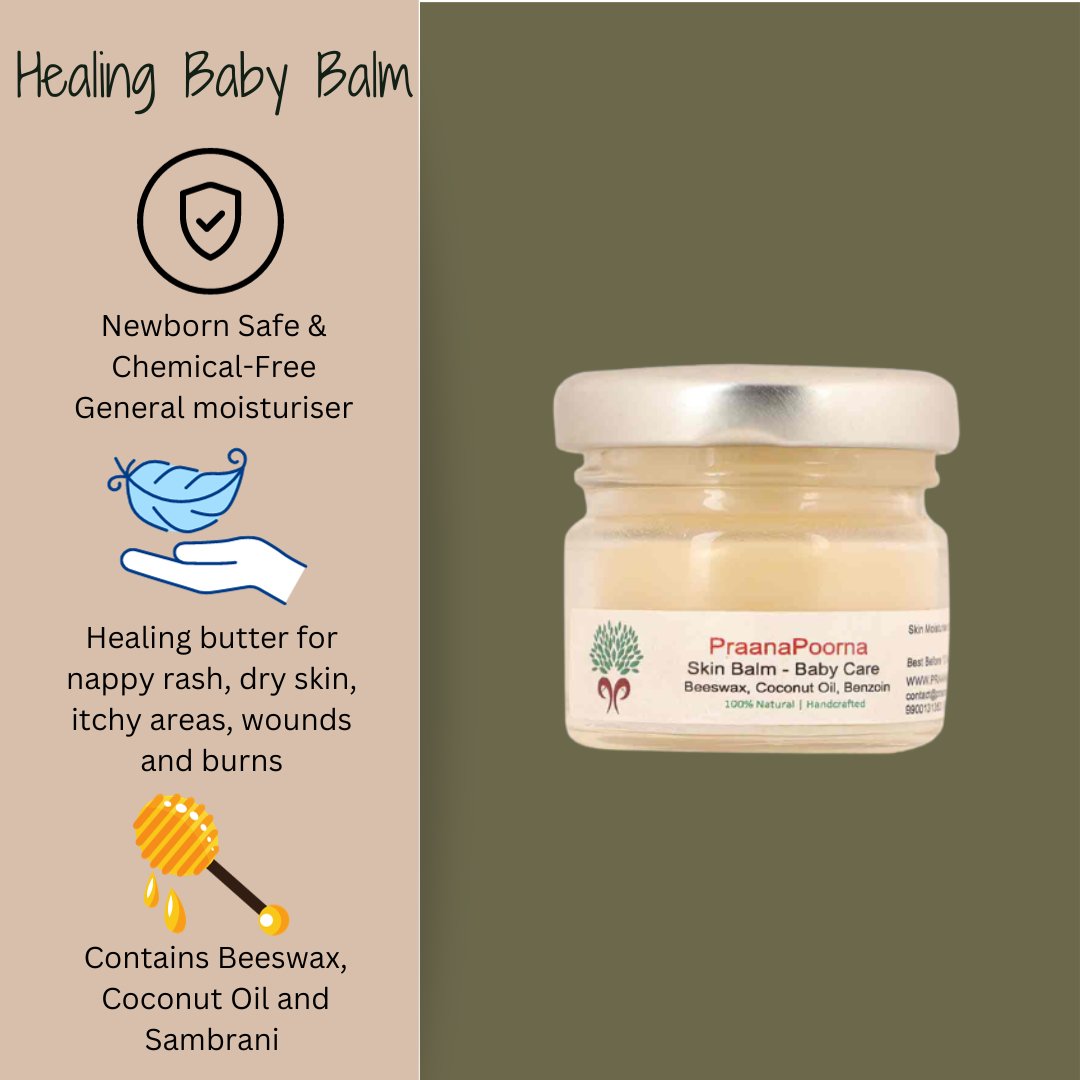 PraanaPoorna Healing Baby Balm 25 ml - bhrsa