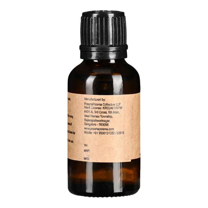 Praanapoorna Vetiver Infused Healing Oil | 30 ml - bhrsa