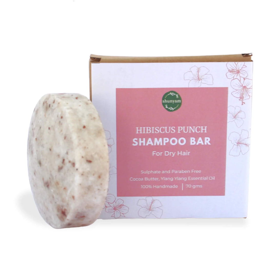 Shampoo Bar | Hibiscus Punch | Daily Care for Dry and Frizzy Hair - bhrsa