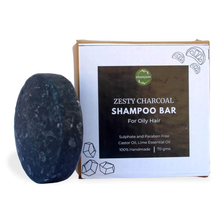 Shampoo Bar | Zesty Charcoal | Daily Care for Oily Hair - bhrsa